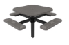 Picture of RHINO 46" Octagon Thermoplastic Polyolefin Coated Pedastal Picnic Table - Quick Ship