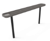 Picture of RHINO 6 Ft. Thermoplastic Polyolefin Coated Pedestal Bench Without Back - Quick Ship