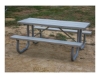8 Ft. Aluminum Picnic Table With Welded Galvanized Steel Frame
