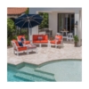 Sanibel Lounge Right Arm Chair Modular Deep Cushion Sectional - 38 lbs.