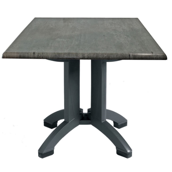 32" Square Toledo Plastic Resin Table