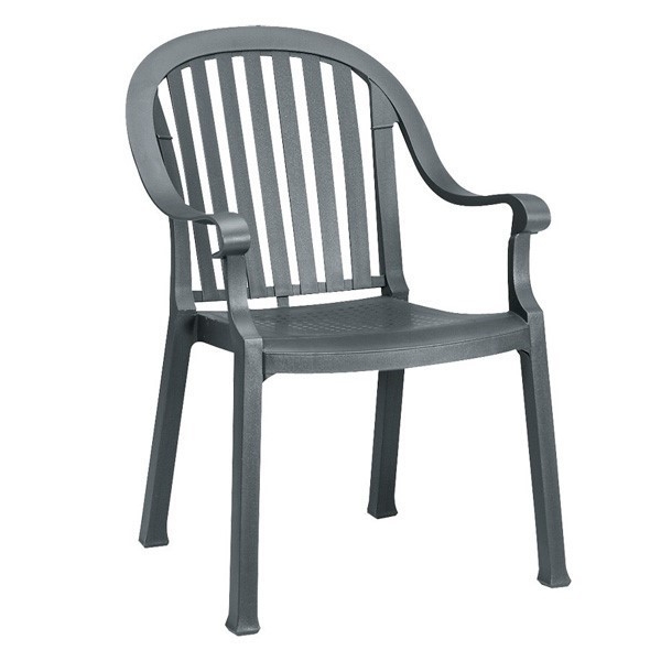 Colombo Stacking Commercial Highback Plastic Resin Armchair