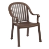 Colombo Stacking Commercial Highback Plastic Resin Armchair