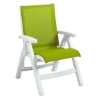 Belize Plastic Resin Sling Folding Deck Chair