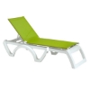 Calypso Sling Chaise Lounge, Plastic Resin Frame with Vinyl Coated Polyester Sling Fabric