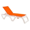 Calypso Sling Chaise Lounge, Plastic Resin Frame with Vinyl Coated Polyester Sling Fabric