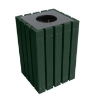 22 Gallon Recycled Plastic Square Trash Can