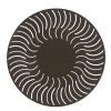42" Round Punched Aluminum Patio Dining Table