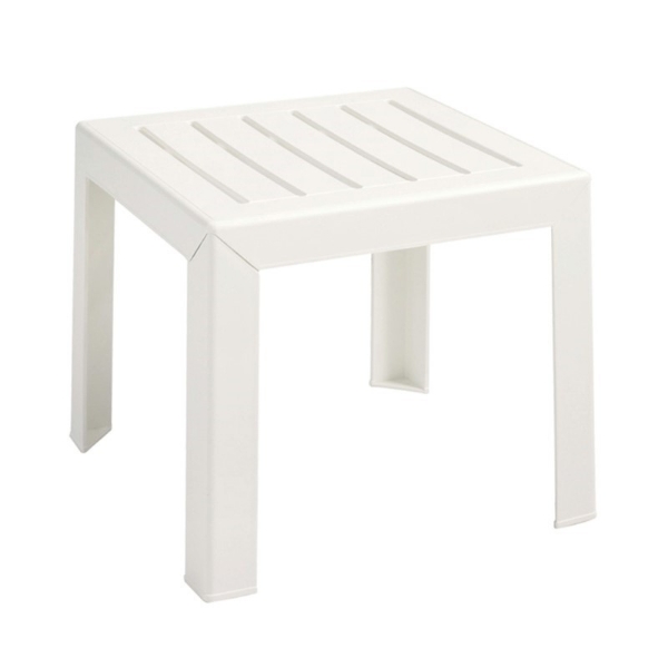 16" x 16" Commercial Plastic Resin Bahia Low Table