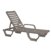 Bahia Plastic Resin Commercial Grade Pool Chaise Lounge