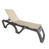 Calypso Sling Chaise Lounge, Plastic Resin Frame with Vinyl Coated Polyester Sling Fabric