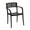 Vogue Stacking Commercial Plastic Resin Dining Chair