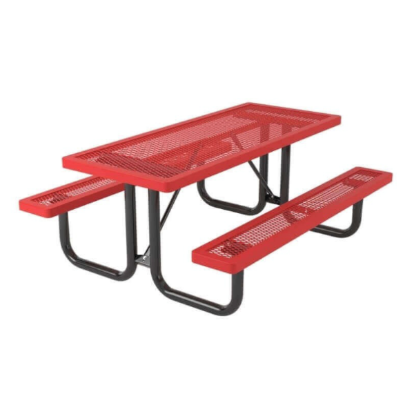 Regal Style Polyethylene Coated Metal Picnic Table