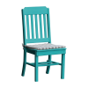 Traditional Recycled Plastic Dining Chair with Armless Frame