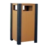 32 Gallon Landmark Series Square Recycled Plastic Trash Receptacle
