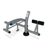 Sit-Up Back Extension Station for Public Parks - Footing, Surface, and In-Ground Mounting