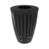 Elite Series 32 Gallon Downtown Thermoplastic Tapered Trash Receptacle