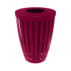 Elite Series 32 Gallon Downtown Thermoplastic Tapered Trash Receptacle