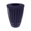 Elite Series 32 Gallon Downtown Thermoplastic Tapered Trash Receptacle
