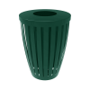 Elite Series 32 Gallon Downtown Thermoplastic Tapered Trash Receptacle