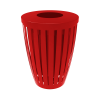 Elite Series 32 Gallon Downtown Thermoplastic Tapered Trash Receptacle
