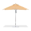 10 Foot Square Aluminum Frame Center Post Premium Umbrella with Marine Grade Fabric