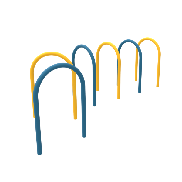 Dog n' Play Park Run Through Hoop,  Galvanized Steel