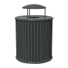 Zion 32 Gallon Steel Trash Receptacle