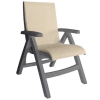Belize Plastic Resin Sling Folding Deck Chair	