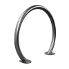 Horseshoe Style Bike Rack, Surface Mount Galvanized