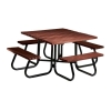 48" Windsor Collection Square Recycled Plastic Picnic Table
