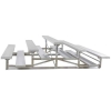 Picture of 15 ft. 3 Row Back-To-Back Aluminum Bleacher without Guardrails and Double Footboards - 360 lbs.