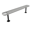 Picture of RHINO 6 Ft. Thermoplastic Polyolefin Coated Pedestal Bench Without Back - Quick Ship