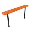 Picture of RHINO 8 Ft. Thermoplastic Polyolefin Coated Pedestal Bench Without Back - Quick Ship