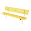 Polyethylene Coated Mounted Bench