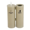 Picture of Sanitizing Wipes Dispenser with Attached Trash Receptacle - 21 lbs.