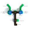 Gilded Towers Commercial Kids Playground Set - Ages 2 to 12 Years