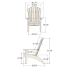 Comfort Height Adirondack Chair