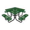Picture of RHINO 46" Square Thermoplastic Polyolefin Coated  Picnic Table - Quick Ship