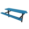 Picture of RHINO 8 ft. Thermoplastic Polyolefin Coated Double Pedestal Picnic Table - Quick Ship