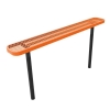 Picture of RHINO 8 Ft. Thermoplastic Polyolefin Coated Pedestal Bench Without Back - Quick Ship