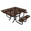 Picture of RHINO ADA Compliant 46" x 54" Square Thermoplastic Polyolefin Coated Picnic Table - Quick Ship