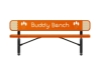Picture of RHINO Series Rectangular Thermoplastic Buddy Bench – 4 Foot, 6 Foot, or 8 Foot - Quick Ship