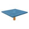 Picture of Dog n' Play 46" Square Park Table, Punched Steel