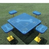 Picture of Dog n' Play 46" Square Park Table, Punched Steel