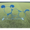 Picture of Dog n' Play Park Three Hoop Dog Jump, Polyethylene Coated Steel