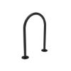 Picture of ELITE 1 Hump - 3  Bike Steel  Wave Rack - 2 3/8” Polyethylene Coated Tube Frame - Quick Ship