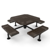 Picture of ELITE 46" Octagon Nexus Rolled Pedestal Table - 294 lbs.