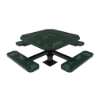 Picture of ELITE 46" Octagon Thermoplastic Polyethylene Coated Pedestal Picnic Table - Quick Ship - 317 lbs.