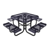 Picture of ELITE 46" Rolled Octagon Thermoplastic Polyethylene Coated Picnic Table - Quick Ship - 227 lbs